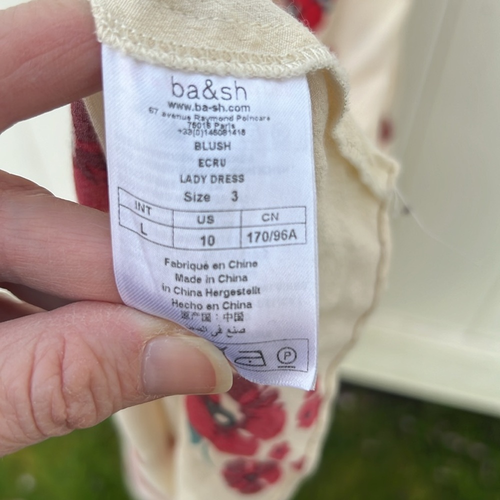 BA&SH Blush Ecru Lady Dress - Picture 10 of 11